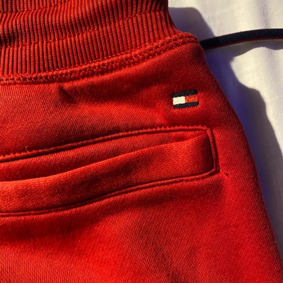 Red Sweatpants with Drawstring - Picture 4 of 5